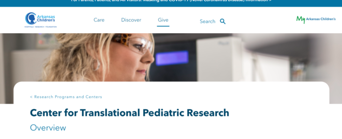 Center for Translational Pediatric Research