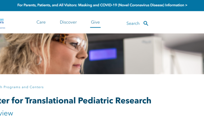 Center for Translational Pediatric Research