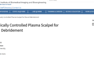 Dynamically Controlled Plasma Scalpel for Wound Debridement