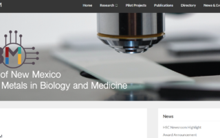 University of New Mexico Center for Metals in Biology and Medicine