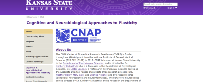 Cognitive and Neurobiological Approaches to Plasticity Center