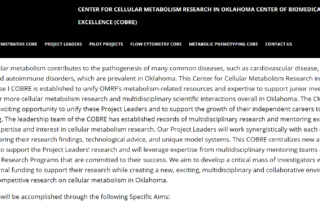 Center for Cellular Metabolism Research in Oklahoma