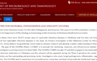Oklahoma Center for Microbial Pathogenesis and Immunity