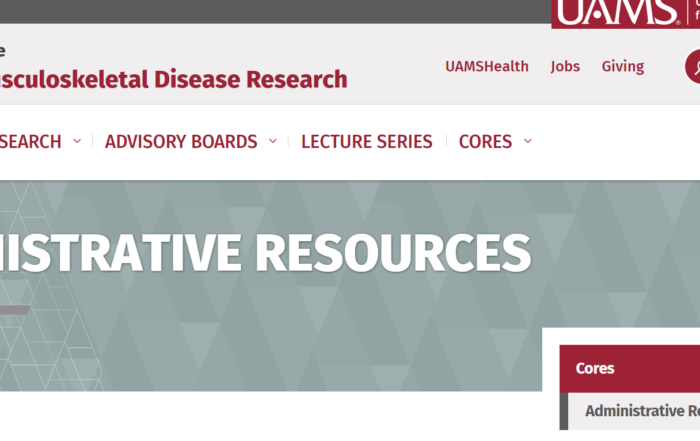 Center for Musculoskeletal Disease Research