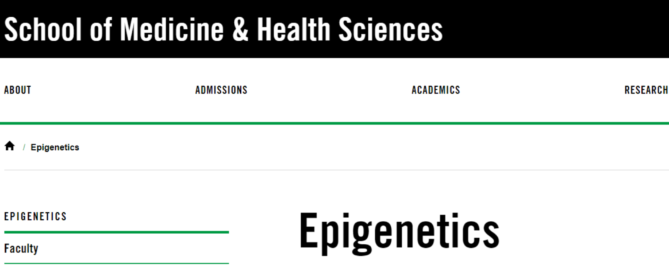 Epigenetics COBRE ND