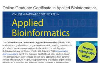 Delaware Applied Bioinfo