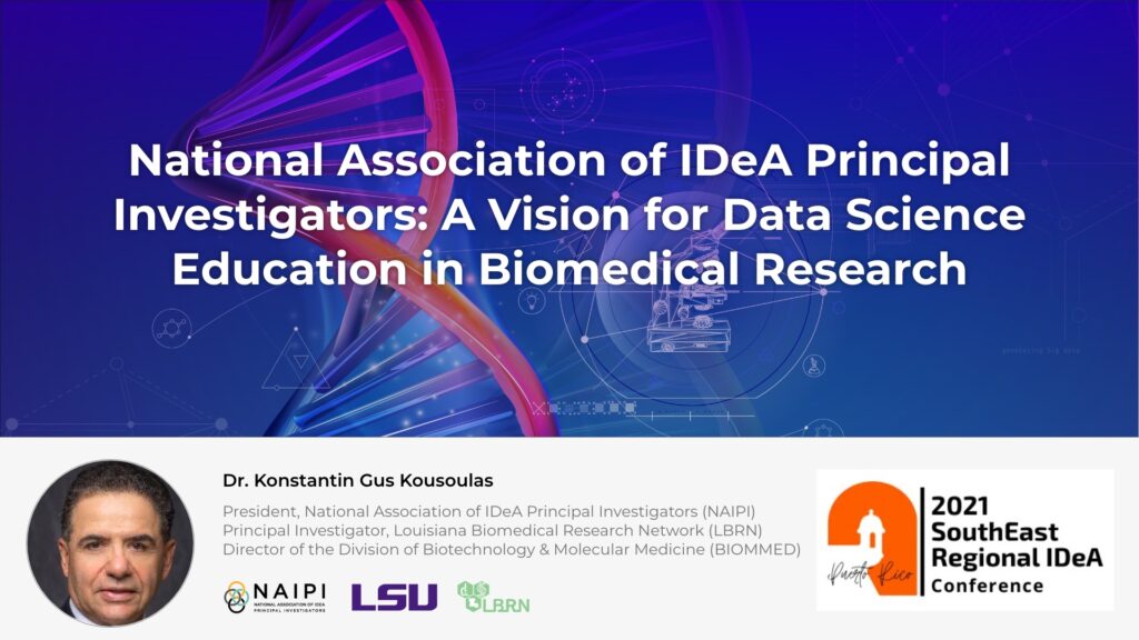 Dr. Konstantin Gus Kousoulas - SE IDeA Regional Conference - Data Science and Bioinformatics