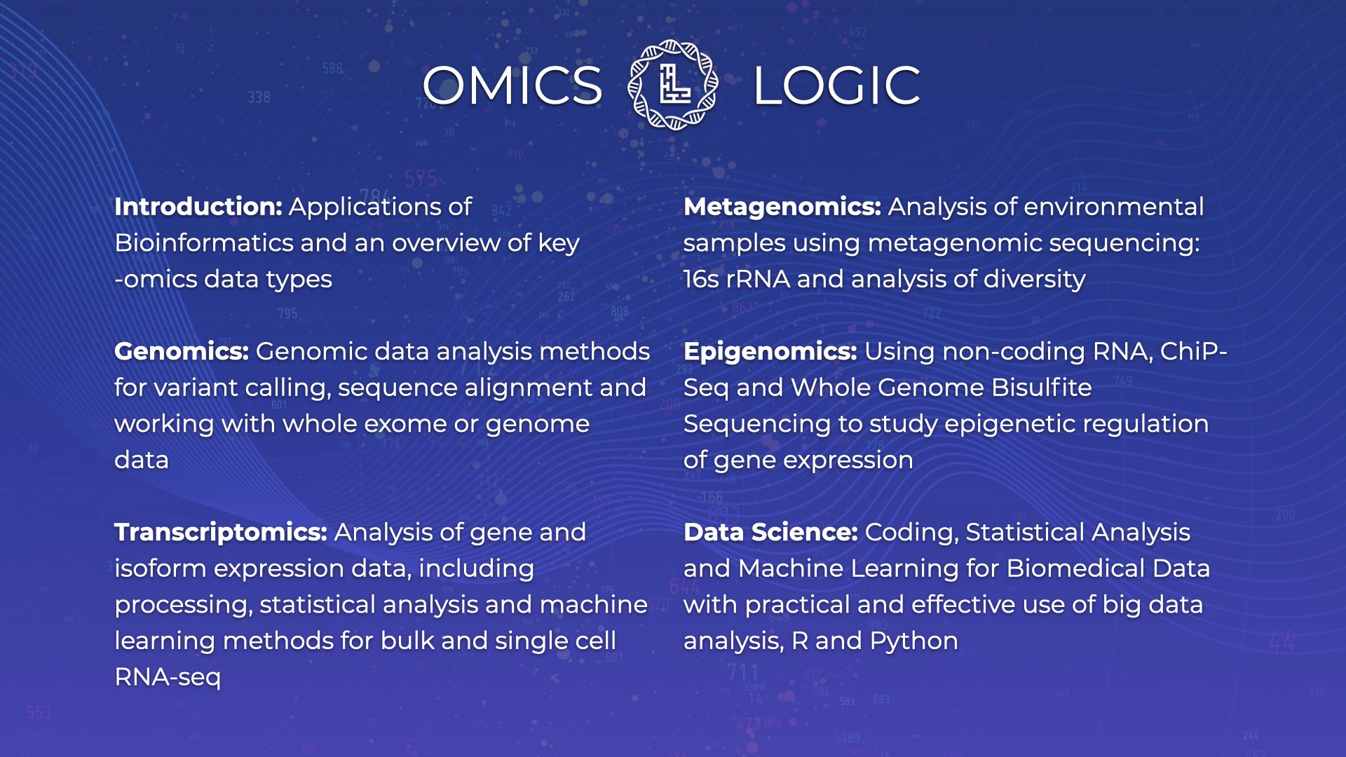 OmicsLogic - Basic-Bioinformatics for Biologists