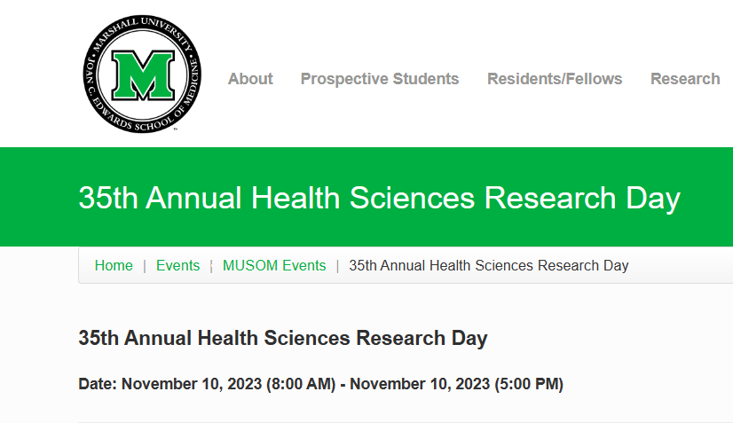 Marshall University Research Day Event